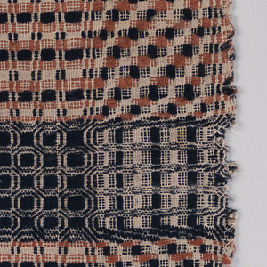 Coverlet Fragment (USA), 1830s