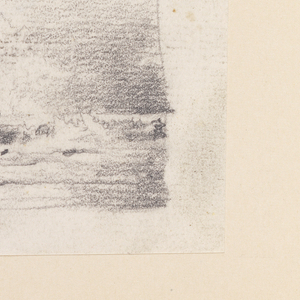 Album Page, Sky and Calm Ocean, late 19th century