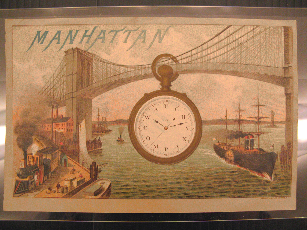 Trade Card, Manhattan Watch Co.