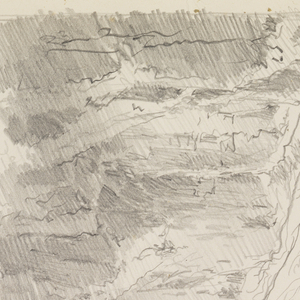 Sketchbook Folio, Cornish Sea Coast and Perpendicular Cliffs, after 1878