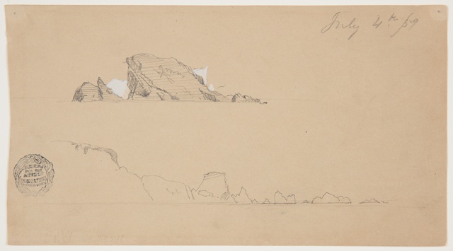 Drawing, Icebergs, Canada