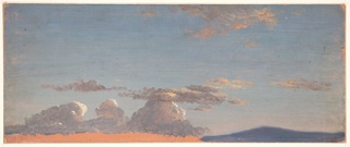 Drawing, Clouds over Mt. Desert Island, Maine