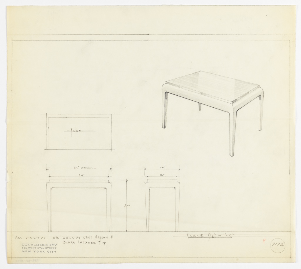 Drawing, End Table