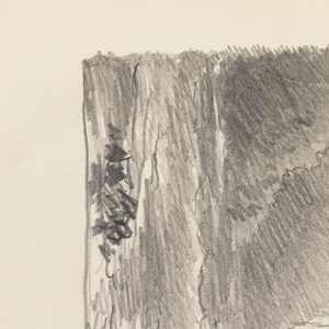 Sketchbook Folio, Seascape with Cliffs and Foreground Rock, after 1878