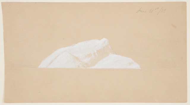 Drawing, Iceberg near Cape Race, Canada