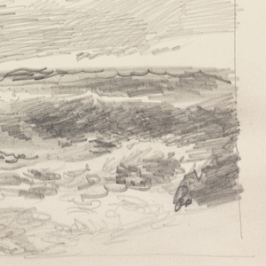 Sketchbook Folio, Stormy Ocean View, after 1878