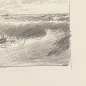 Sketchbook Folio, Seascape with Possible Rock, after 1878