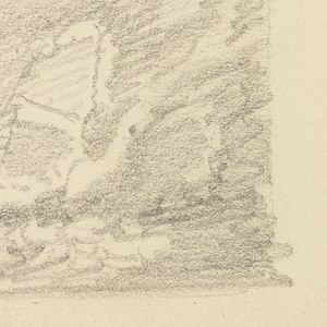 Sketchbook Folio, Choppy Sea with Three Sections of Cliffs, 1885–90