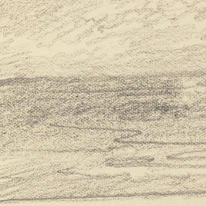 Sketchbook Folio, Calm Sea with Sailboat, 1885–90