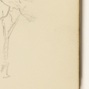 Sketchbook Folio, Light Outlines of Bare Trees, 1885–90