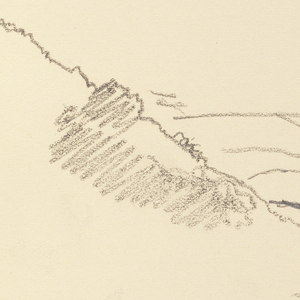 Sketchbook Folio, Unfinished Beach Contours, 1885–90