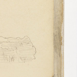 Sketchbook Folio, Sketch of Sandsend, Whitby, England, July 1892