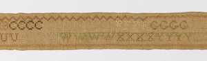 Sampler (USA), early 19th century