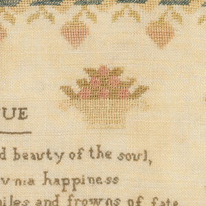 Sampler (USA), ca. 1830
