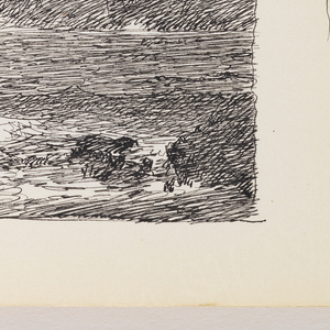 Sketchbook Folio, Ocean, Rocks and Distant Cliffs, 1890–1900