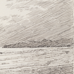 Sketchbook Folio, Study of Ocean at Night, 1890–1900