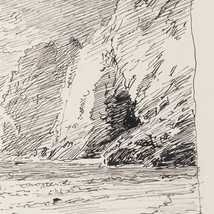 Sketchbook Folio, Beach and Rocky Cliffs, 1890–1900