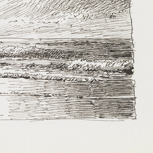 Sketchbook Folio, Dark Seascape with Small Waves, 1890–1900