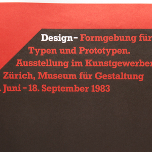 Poster, Design-Formgebung für Jedermann, 1983