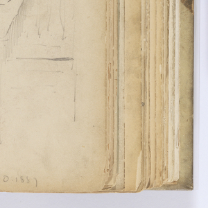 Album Page, Part of Old Castle, Gernsbach, Germany, August 10, 1887