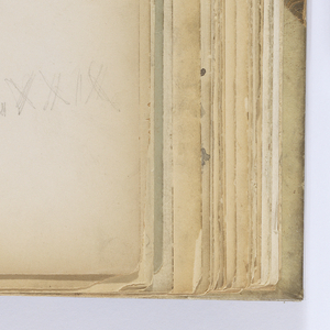 Album Page, Sketches of Boat, Fountain, and Building Façade, August 20–21, 1887