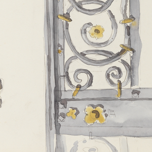 Album Page, Ironwork Railing, Freudenstadt, September 13, 1887