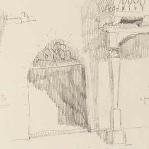 Album Page, Architectural Details, Bâle, September 27, 1887