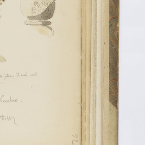 Album Page, Lion and Pedestal, Palazzo Vecchio, Florence, November 6, 1887