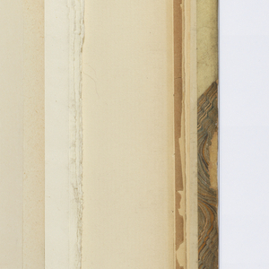 Album Page, Sketches of Pilaster and Architectural Details, Possibly from a Fireplace at Château de Blois, France, late 19th century