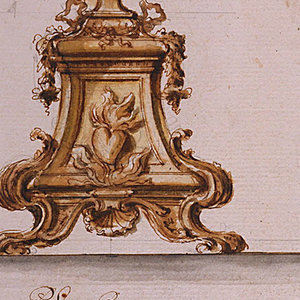 Drawing, Design for a Candlestick, ca. 1780