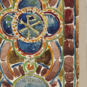Drawing, Alternate Design for Memorial Window, Beecher Memorial Church, Brooklyn, NY, 1889–90