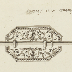 Drawing, Designs of Bolts and a Hinge, ca. 1790