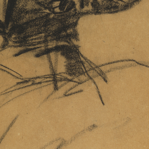 Drawing, Cavalry Soldier with Sword on Horseback, 1863