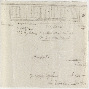 Drawing, Design for Sideboard, 1958
