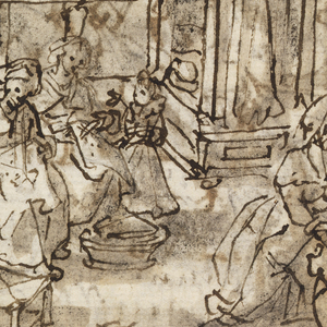 Drawing, Title page for Vermis Sericus (Sericulture Series), ca. 1590