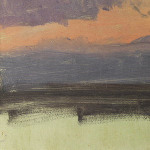 Drawing, Sunset: Color Effects, 1865