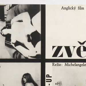 Poster, Zvetšenina [Blow Up], 1968