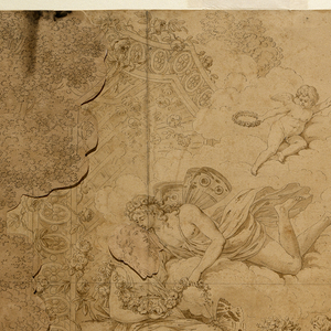 Drawing, Cartoon for Cotton Printing: "Les Quatre Saisons", 1815–20