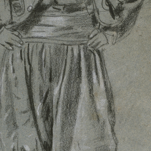Drawing, Zouave, 1864