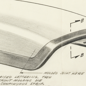 Drawing, Drawing of Hood and Trim, November 18, 1960