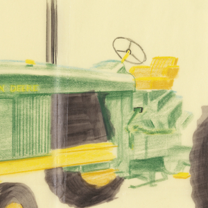 Drawing, Sketch of tractor, for John Deere, April 18, 1961