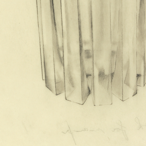 Drawing, Tumbler with Protruding Fins, Capstan Glass Co., April 14, 1932