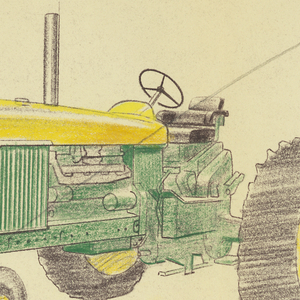 Drawing, Tractor, for John Deere, September 16, 1957