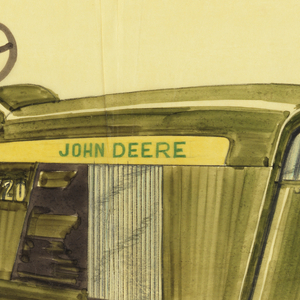 Drawing, Tractor, Model 720, front and side screens, for John Deere, January 29, 1959