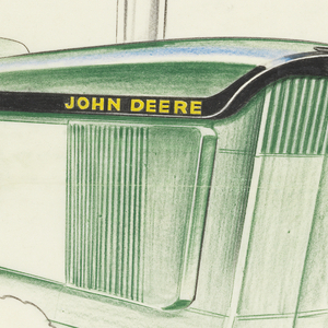 Drawing, Tractor, Model 5010, preliminary sketch, for John Deere, April 27, 1961
