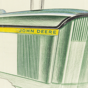 Drawing, Tractor, Model 5010, preliminary sketch, for John Deere, May 1, 1961