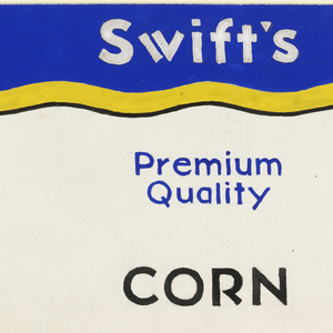 Drawing, Product Label for Corn, Swift and Co., 1931