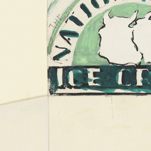 Drawing, Product Label for Ice Cream, 20th century