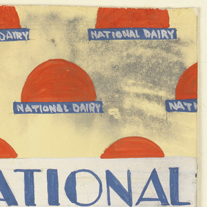 Drawing, Product Label for National Dairy Ice Cream, 20th century