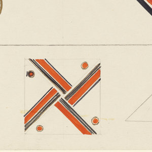 Drawing, Geometric Study for Hickok Belt Co., 20th century